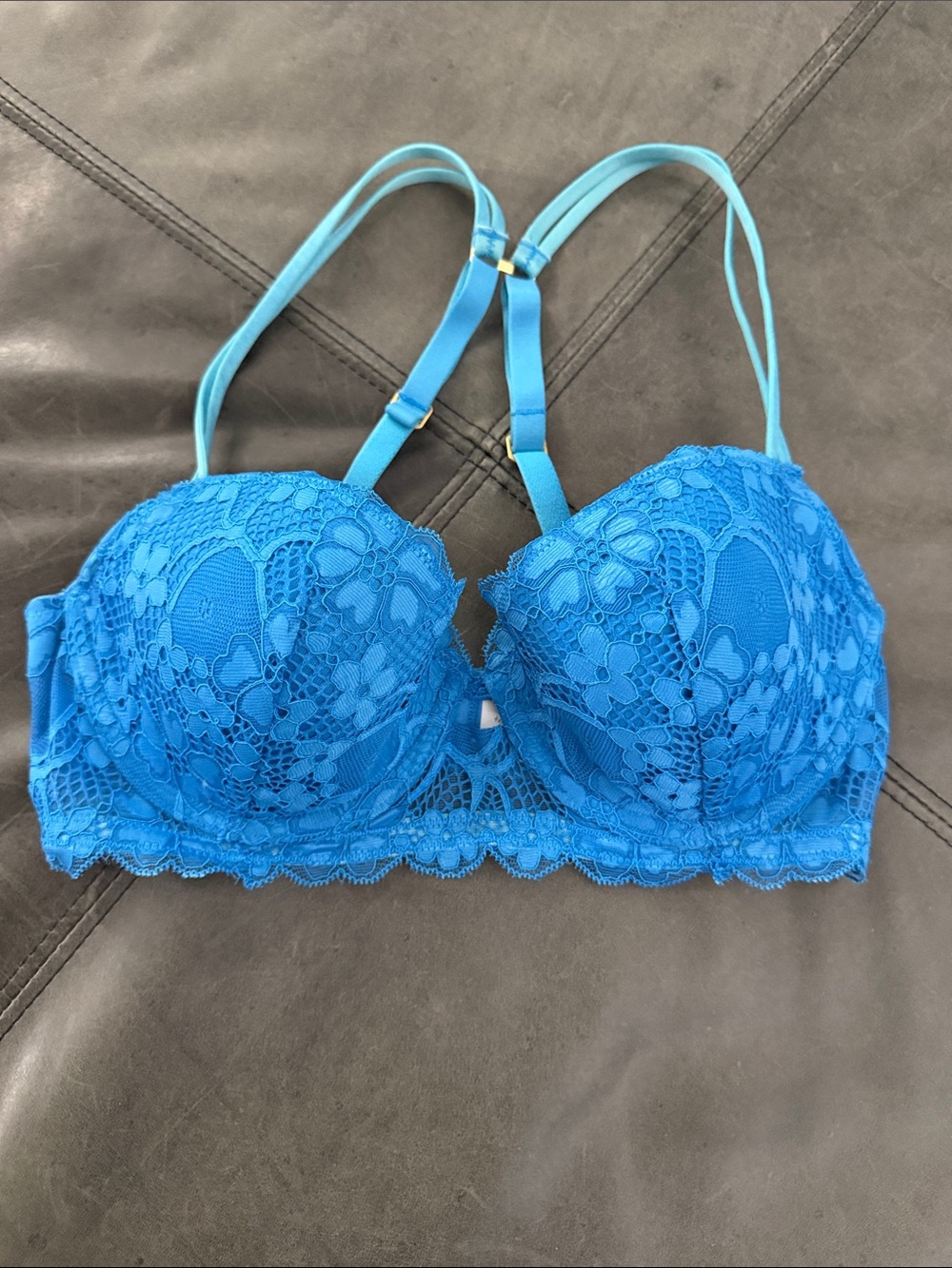 Blue Lace Underwire Bra - Women Intimates & Sleepwear
